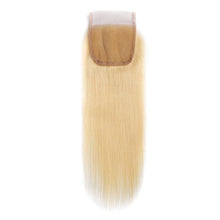 Load image into Gallery viewer, Blonde/ #613 Raw Peruvian Closure 4x4 (Straight)

