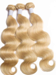 Blonde/#613 Raw Peruvian Bundles (Body wave)