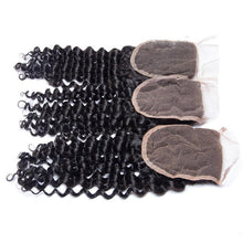 Load image into Gallery viewer, Mink Brazilian Closure  4x4 (Deep Wave)
