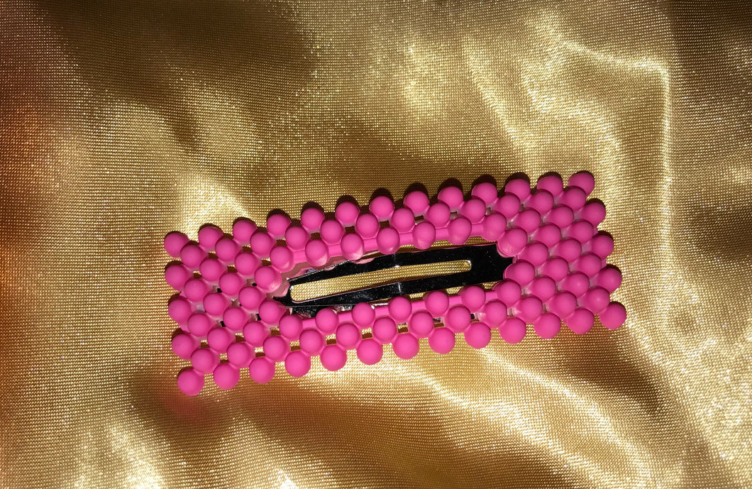 Pink Hair Pin (Rectangular)
