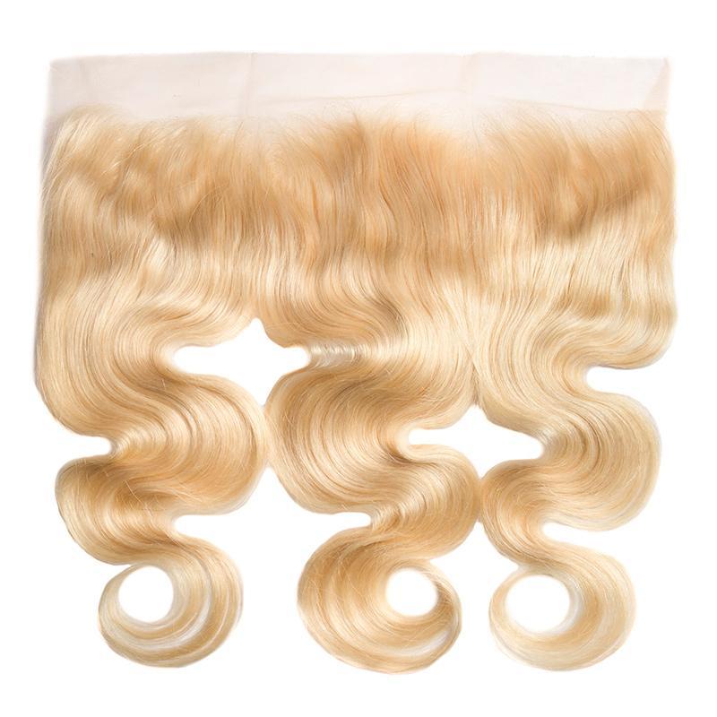 Blonde/ #613 Raw Peruvian Frontal 13x4 (Body Wave)